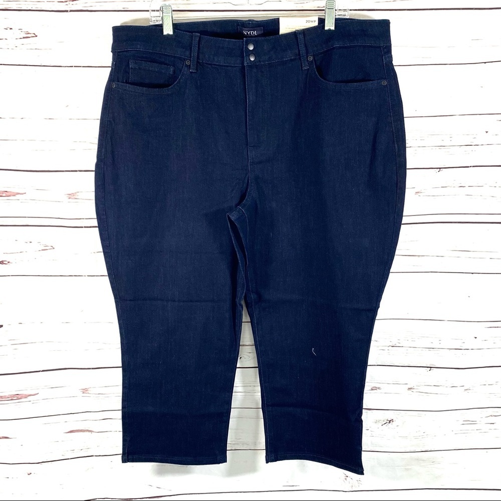 NYDJ Cool Embrace Crop Capri Denim Jeans Size 16P